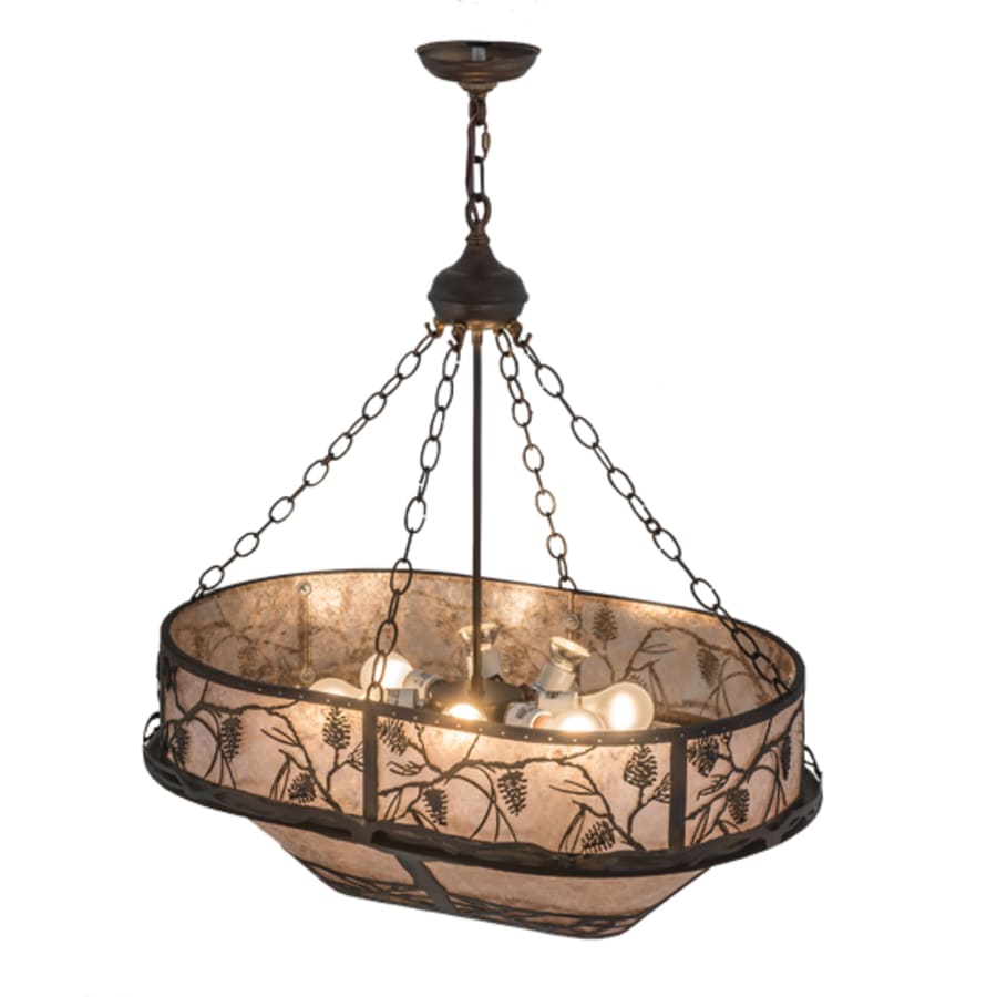 Meyda Tiffany Whispering Pines 4 Light 20" Wide Pendant