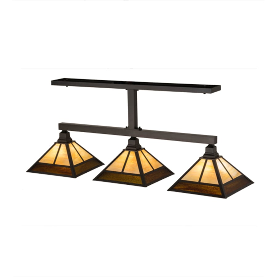 Meyda Tiffany Mission 3 Light 49" Wide Linear Pendant