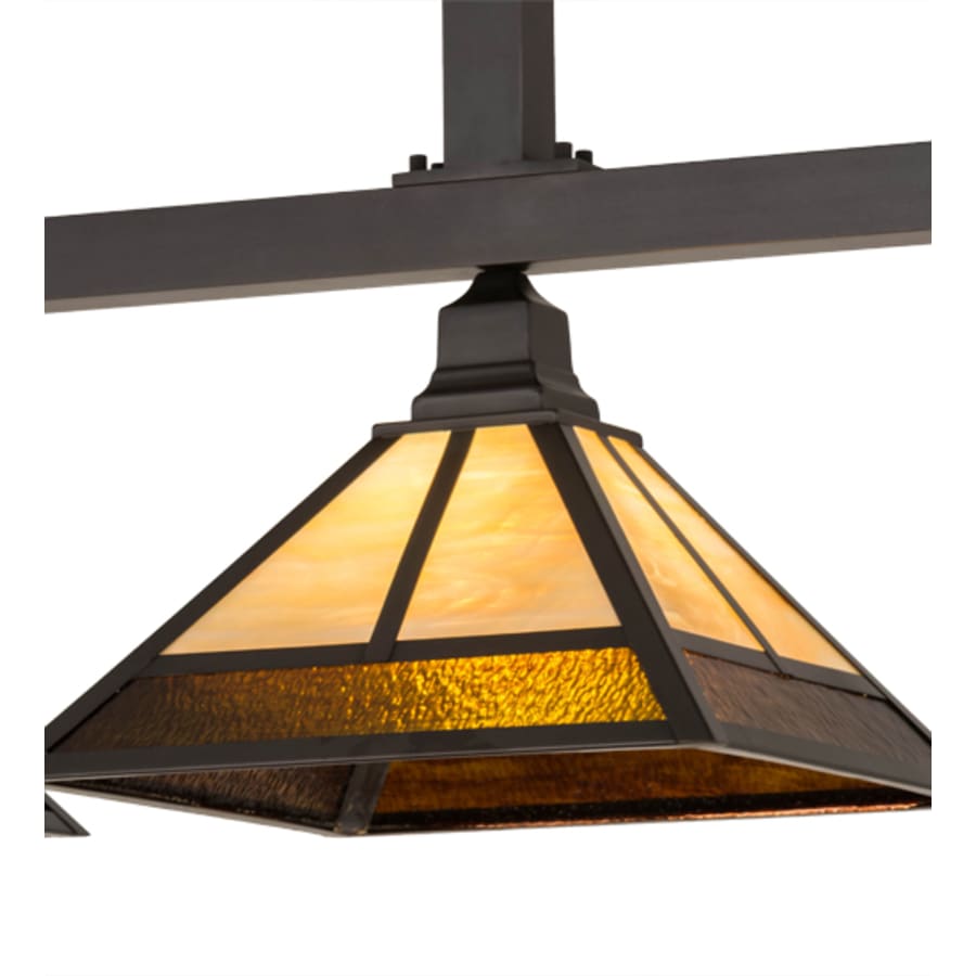 Meyda Tiffany Mission 3 Light 49" Wide Linear Pendant