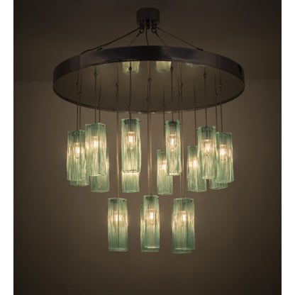 Meyda Tiffany Metro 18 Light 48" Wide Multi Light Pendant
