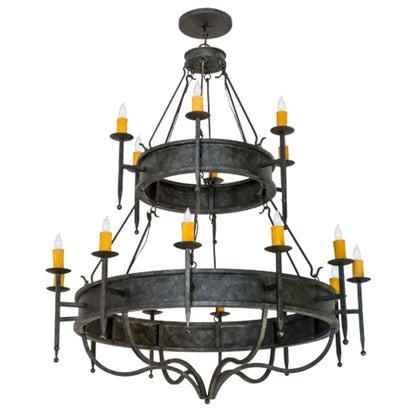 Meyda Tiffany Marta 18 Light 60" Wide Taper Candle Style Chandelier