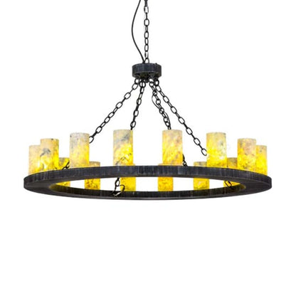 Meyda Tiffany Loxley Jadestone 16 Light 48" Wide Ring Chandelier