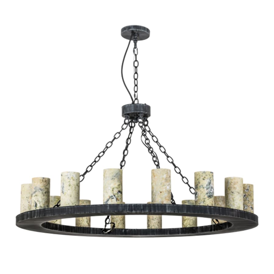 Meyda Tiffany Loxley Jadestone 16 Light 48" Wide Ring Chandelier