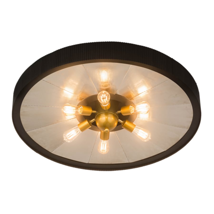 Meyda Tiffany Tennessee 6 Light 36" Wide Semi-Flush Ceiling Fixture