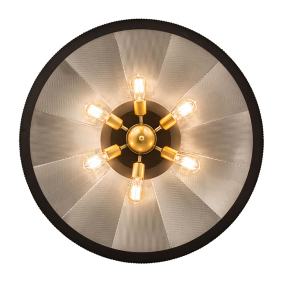 Meyda Tiffany Tennessee 6 Light 36" Wide Semi-Flush Ceiling Fixture