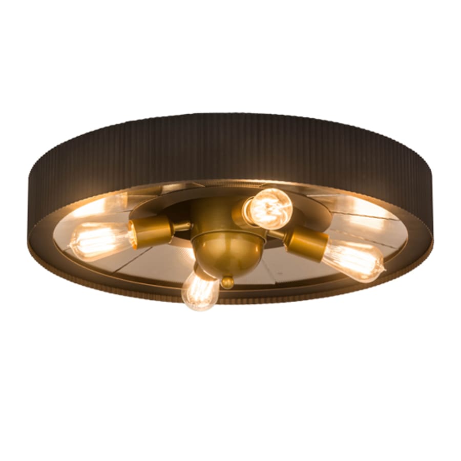 Meyda Tiffany Tennessee 4 Light 24" Wide Semi-Flush Ceiling Fixture