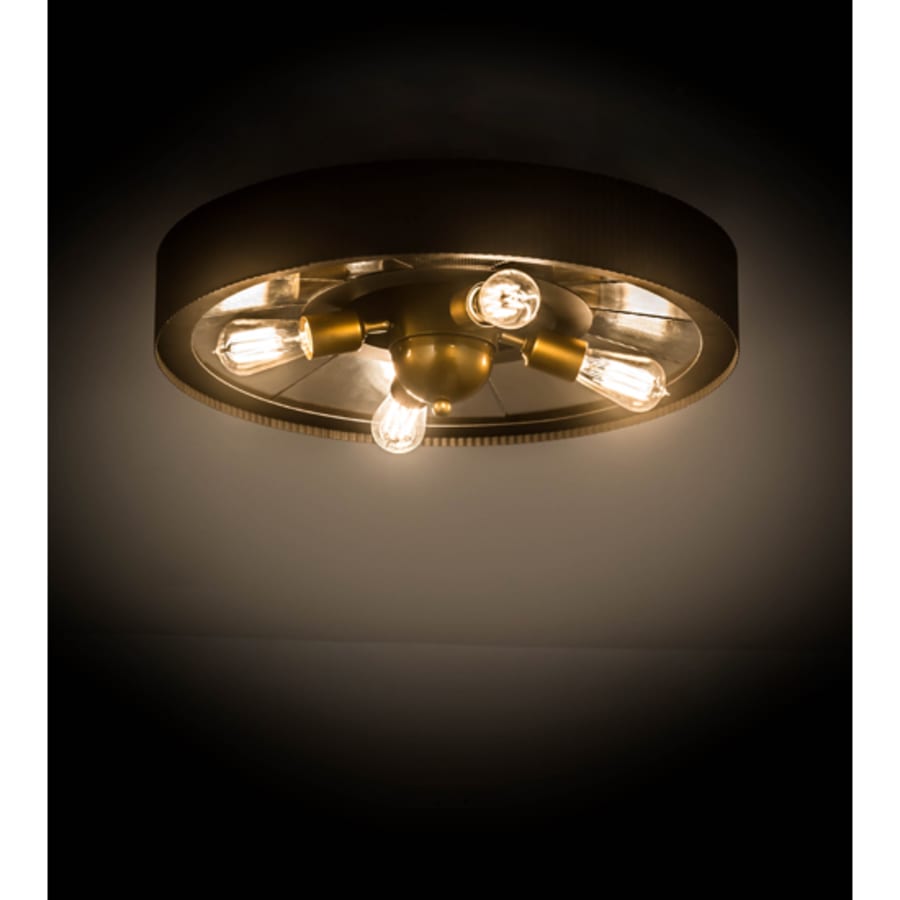 Meyda Tiffany Tennessee 4 Light 24" Wide Semi-Flush Ceiling Fixture