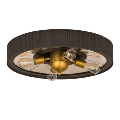 Meyda Tiffany Tennessee 4 Light 24" Wide Semi-Flush Ceiling Fixture