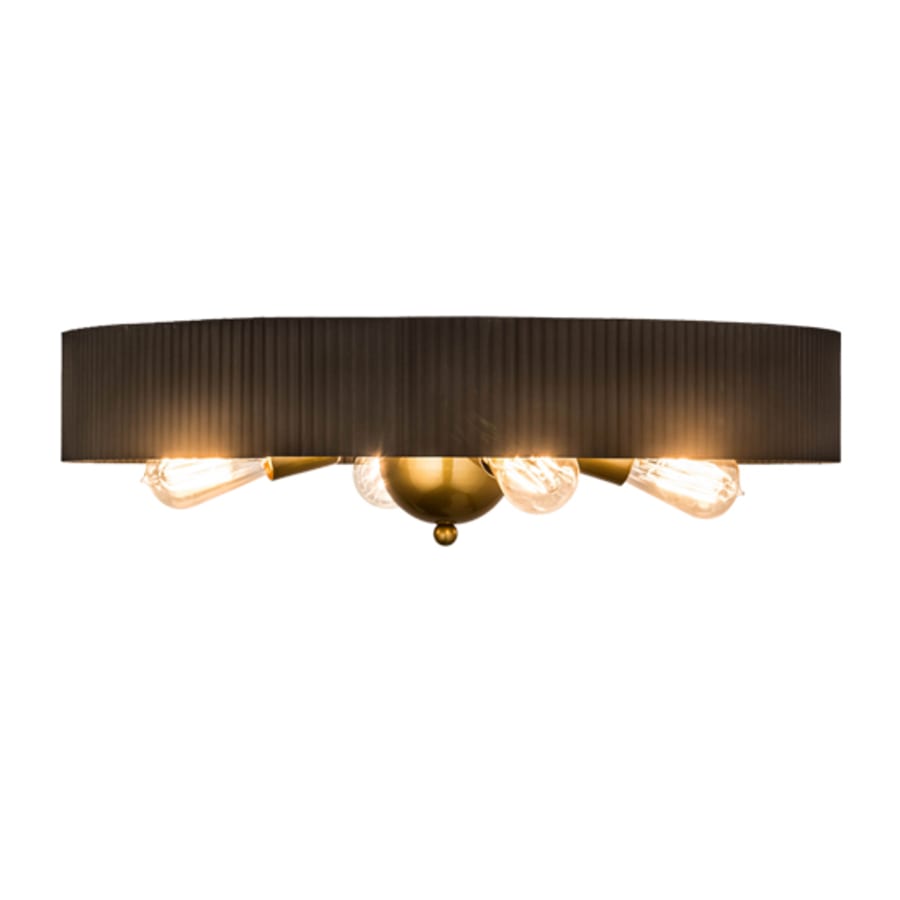 Meyda Tiffany Tennessee 4 Light 24" Wide Semi-Flush Ceiling Fixture