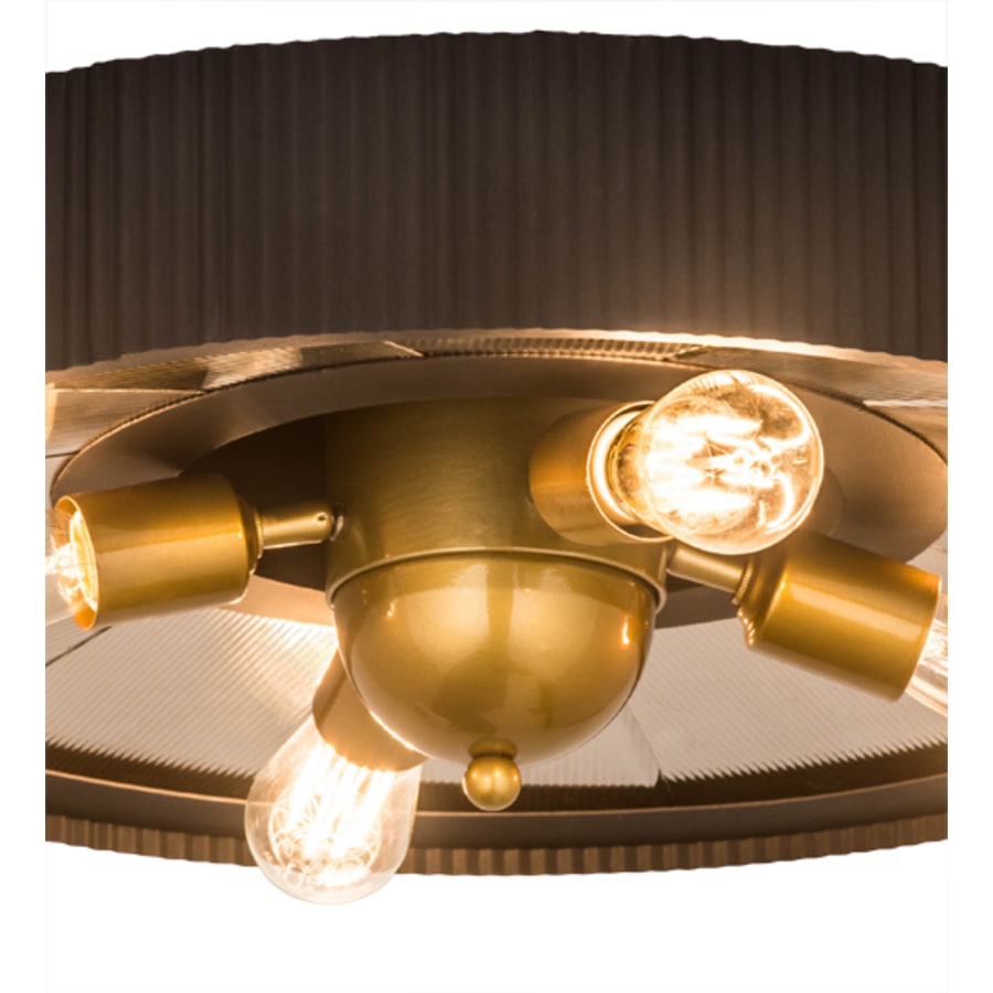 Meyda Tiffany Tennessee 4 Light 24" Wide Semi-Flush Ceiling Fixture