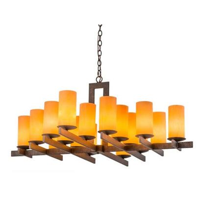 Meyda Tiffany Dante 18 Light 48" Wide Linear Chandelier