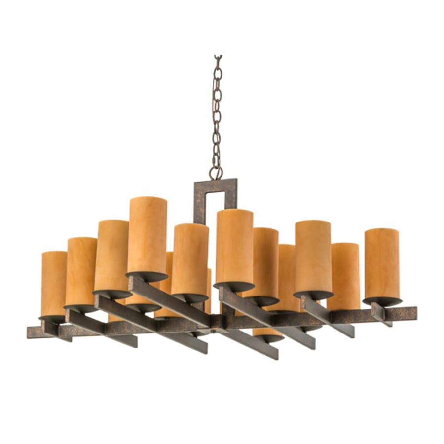 Meyda Tiffany Dante 18 Light 48" Wide Linear Chandelier