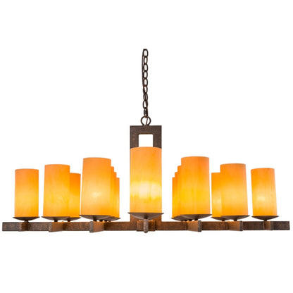 Meyda Tiffany Dante 18 Light 48" Wide Linear Chandelier