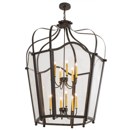 Meyda Tiffany Citadel 12 Light 42" Wide Taper Candle Pendant