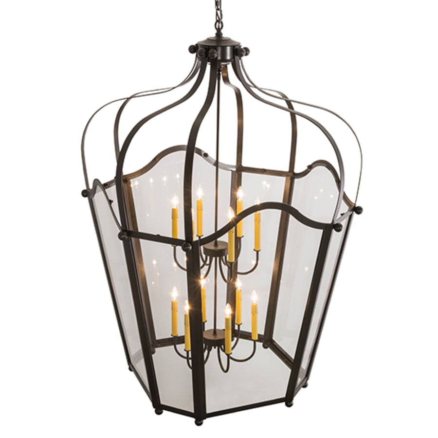 Meyda Tiffany Citadel 12 Light 42" Wide Taper Candle Pendant