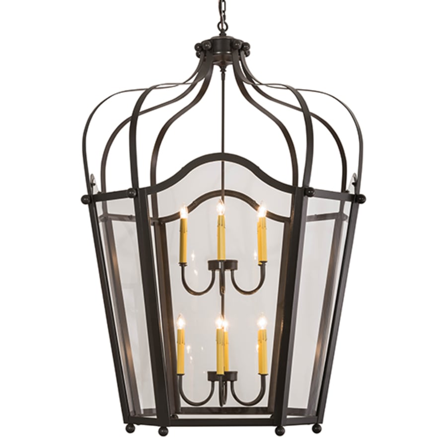 Meyda Tiffany Citadel 12 Light 42" Wide Taper Candle Pendant