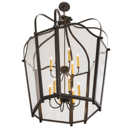 Meyda Tiffany Citadel 12 Light 42" Wide Taper Candle Pendant