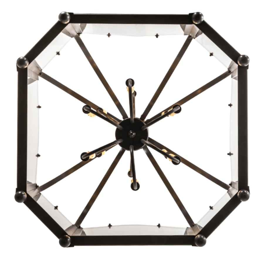 Meyda Tiffany Citadel 12 Light 42" Wide Taper Candle Pendant