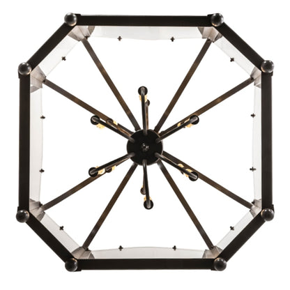 Meyda Tiffany Citadel 12 Light 42" Wide Taper Candle Pendant
