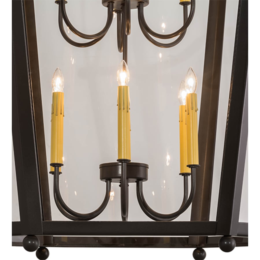 Meyda Tiffany Citadel 12 Light 42" Wide Taper Candle Pendant