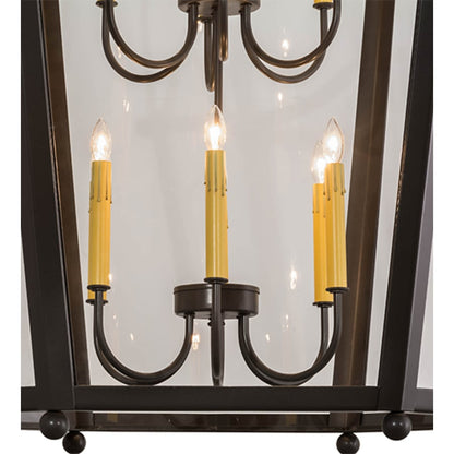 Meyda Tiffany Citadel 12 Light 42" Wide Taper Candle Pendant