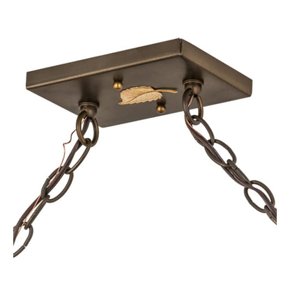 Meyda Tiffany Ducks in FLight 72" Wide Linear Pendant
