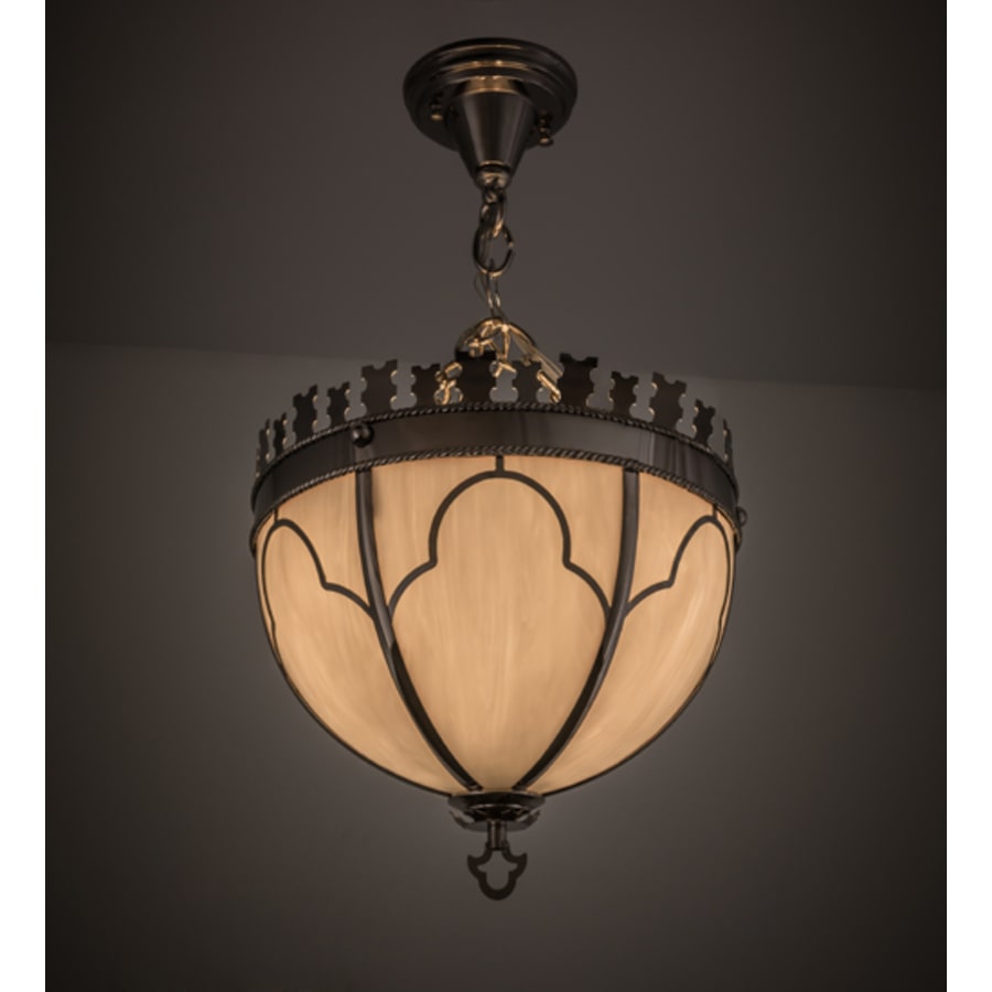 Meyda Tiffany Gothic 3 Light 14" Wide Pendant