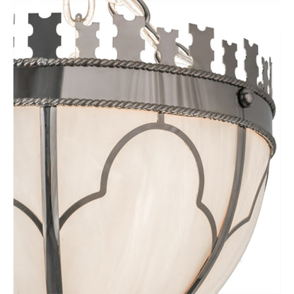 Meyda Tiffany Gothic 3 Light 14" Wide Pendant