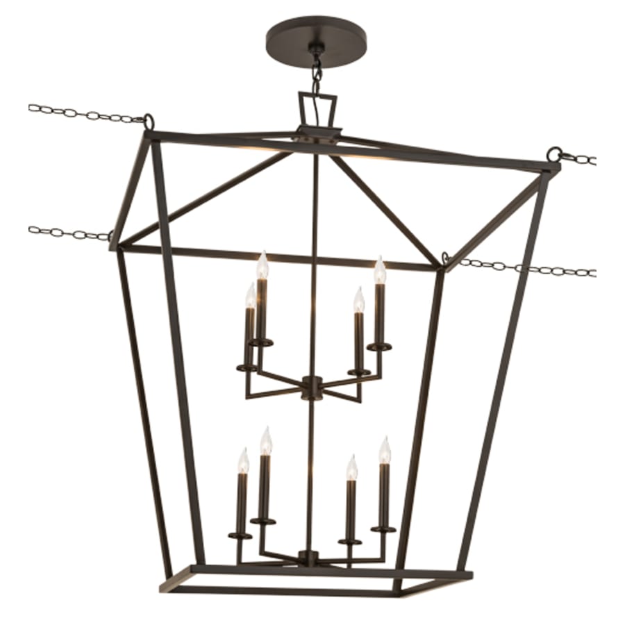 Meyda Tiffany Kitzi 8 Light 52" Wide Taper Candle Pendant