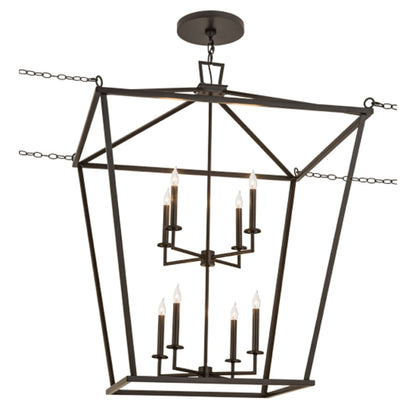 Meyda Tiffany Kitzi 8 Light 52" Wide Taper Candle Pendant