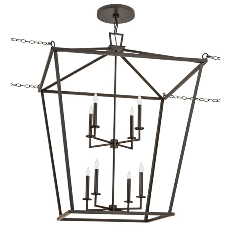 Meyda Tiffany Kitzi 8 Light 52" Wide Taper Candle Pendant