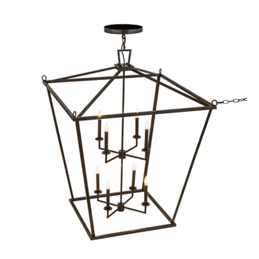 Meyda Tiffany Kitzi 8 Light 52" Wide Taper Candle Pendant