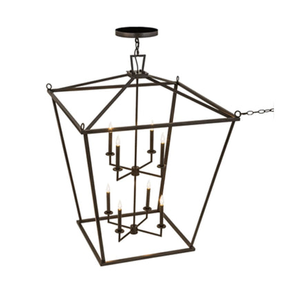 Meyda Tiffany Kitzi 8 Light 52" Wide Taper Candle Pendant