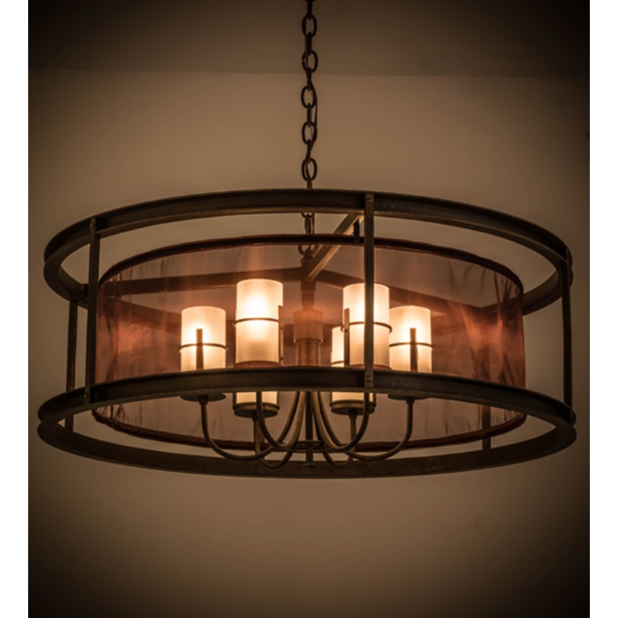 Meyda Tiffany Cordoba 6 Light 36" Wide Pillar Candle Pendant