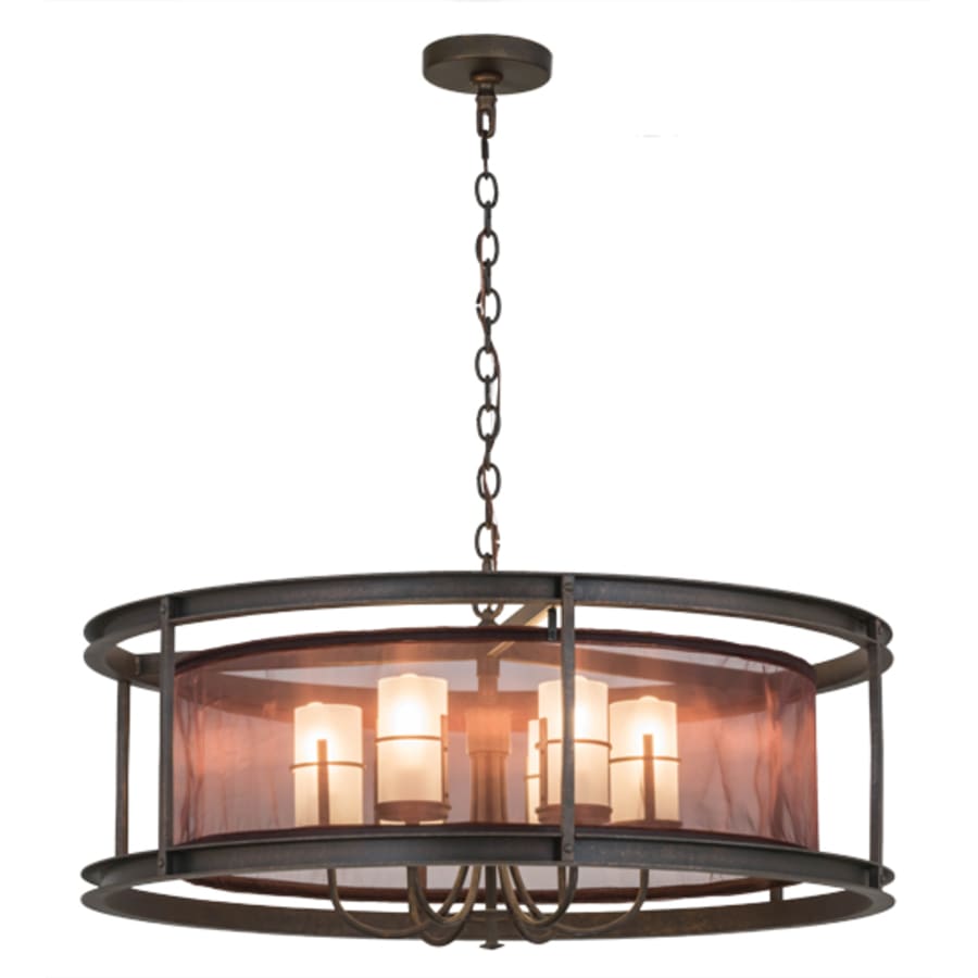 Meyda Tiffany Cordoba 6 Light 36" Wide Pillar Candle Pendant