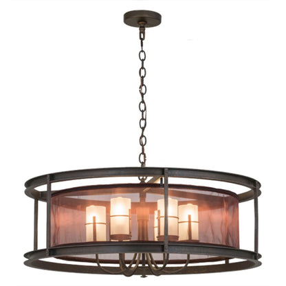 Meyda Tiffany Cordoba 6 Light 36" Wide Pillar Candle Pendant