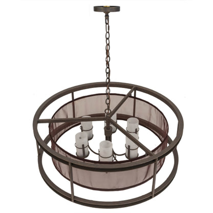 Meyda Tiffany Cordoba 6 Light 36" Wide Pillar Candle Pendant