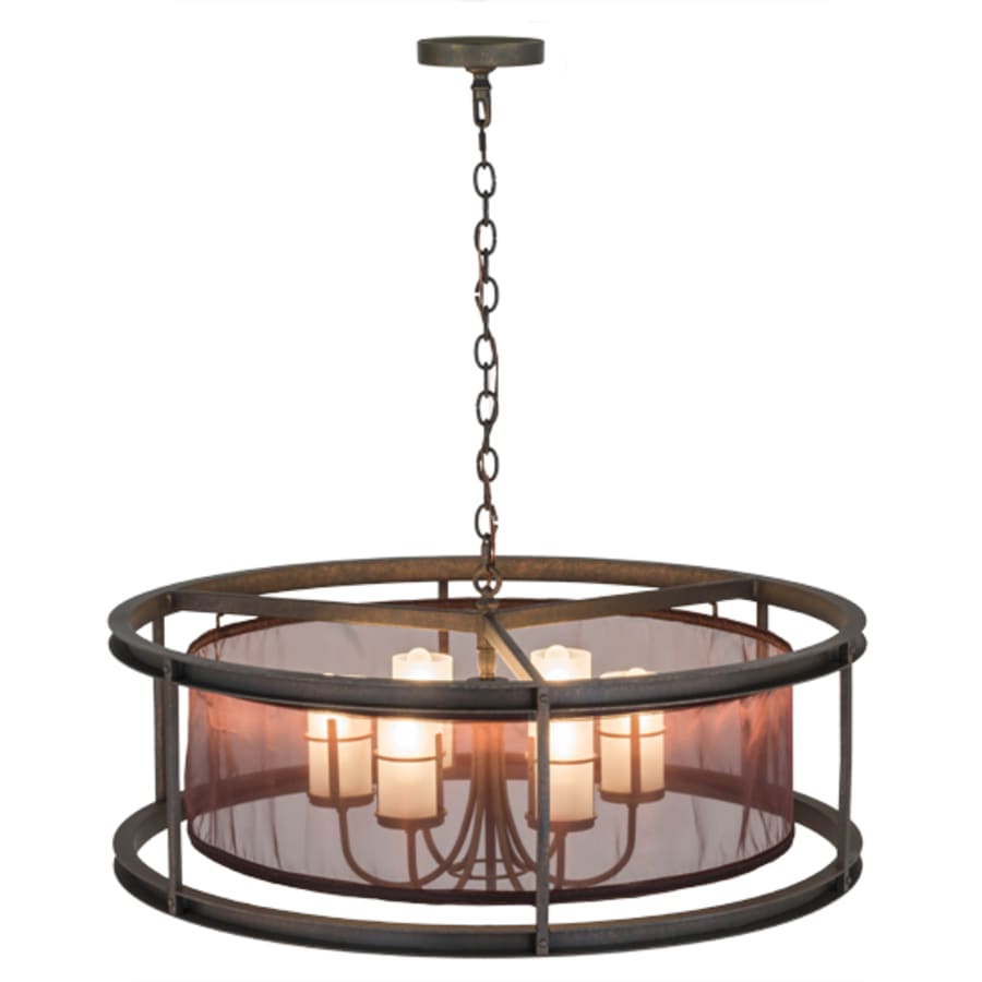 Meyda Tiffany Cordoba 6 Light 36" Wide Pillar Candle Pendant