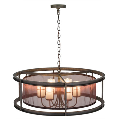 Meyda Tiffany Cordoba 6 Light 36" Wide Pillar Candle Pendant