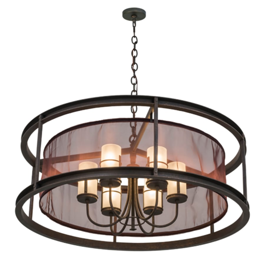Meyda Tiffany Cordoba 6 Light 36" Wide Pillar Candle Pendant