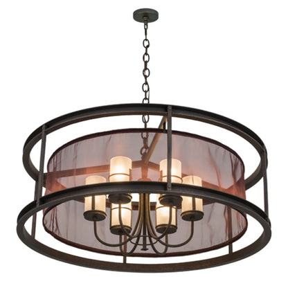 Meyda Tiffany Cordoba 6 Light 36" Wide Pillar Candle Pendant