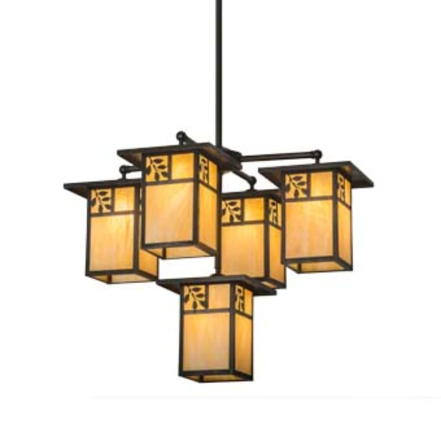 Meyda Tiffany Hyde Park 5 Light 32" Wide Chandelier