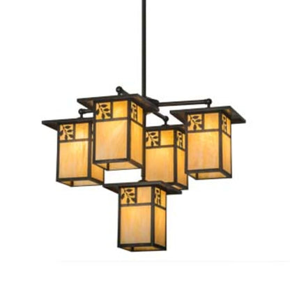 Meyda Tiffany Hyde Park 5 Light 32" Wide Chandelier