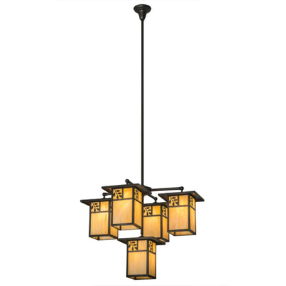 Meyda Tiffany Hyde Park 5 Light 32" Wide Chandelier
