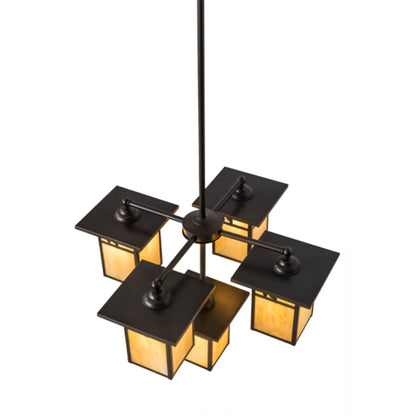 Meyda Tiffany Hyde Park 5 Light 32" Wide Chandelier