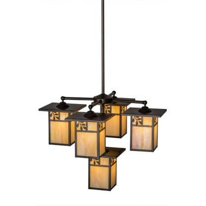 Meyda Tiffany Hyde Park 5 Light 32" Wide Chandelier