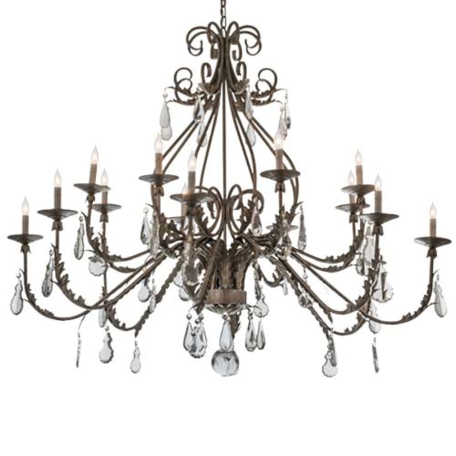 Meyda Tiffany French Elegance 16 Light 60" Wide Crystal Candle Style Chandelier