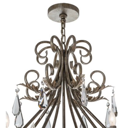 Meyda Tiffany French Elegance 16 Light 60" Wide Crystal Candle Style Chandelier