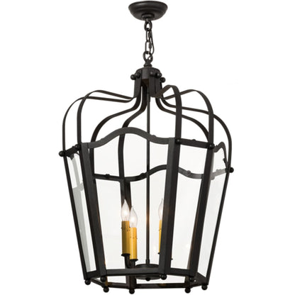 Meyda Tiffany Citadel 4 Light 23" Wide Taper Candle Pendant