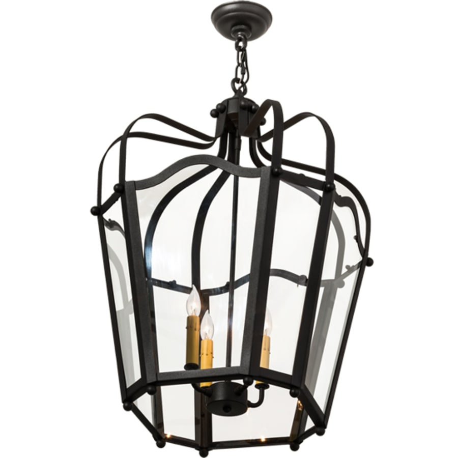 Meyda Tiffany Citadel 4 Light 23" Wide Taper Candle Pendant